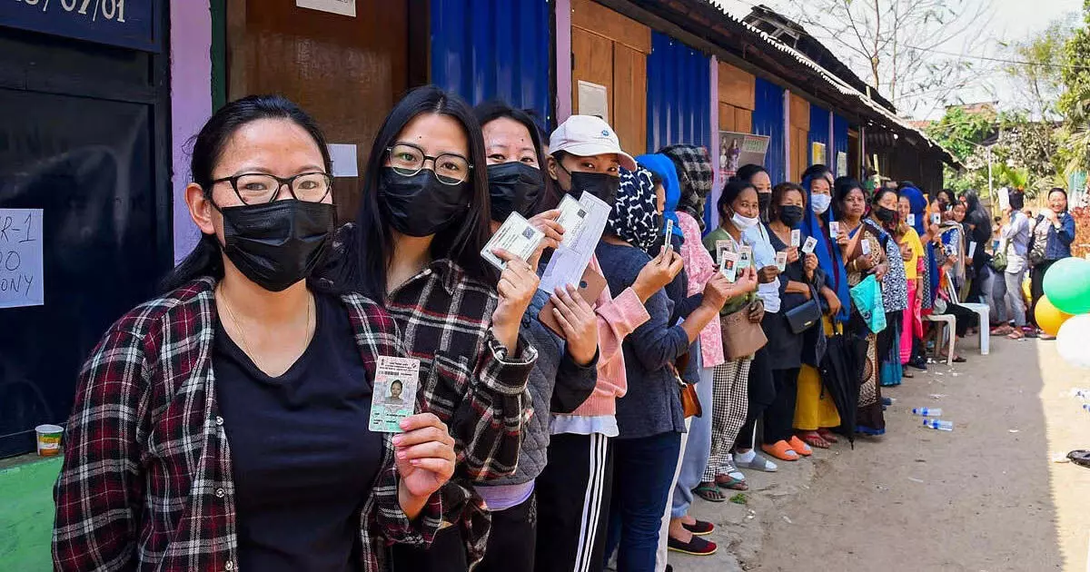 Nagaland  : वोट बहिष्कार के आह्वान के बावजूद नागालैंड निकाय चुनाव में 80% से अधिक मतदान