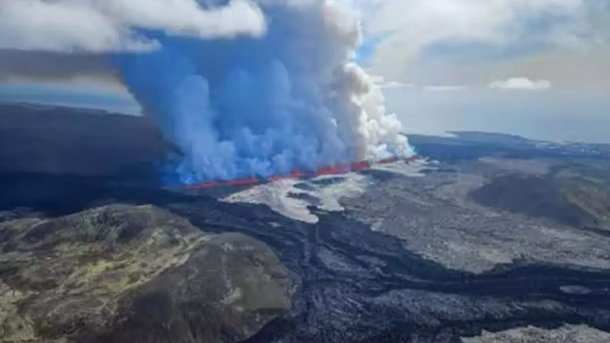 Iceland; आइसलैंड ज्वालामुखी विस्फोट का अध्ययन