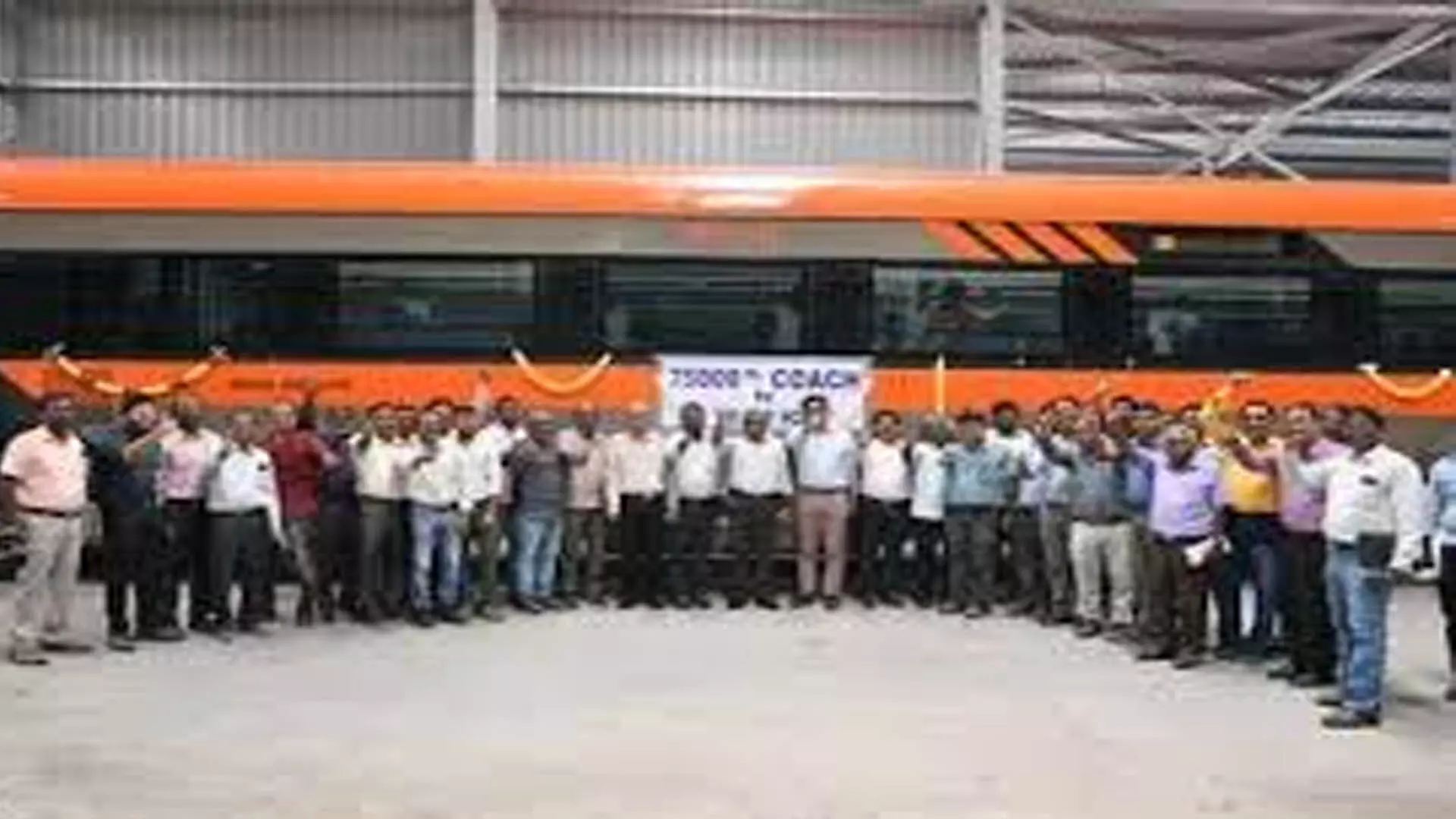 Chennai News : आईसीएफ, चेन्नई ने 75,000वां रेल कोच तैयार किया