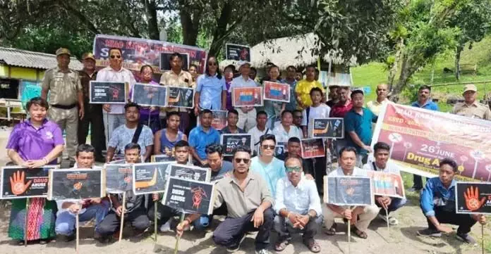 Arunachal : नशा मुक्ति और पुनर्वास केंद्रों ने नशीली दवाओं के दुरुपयोग और अवैध तस्करी के खिलाफ अंतर्राष्ट्रीय दिवस मनाया