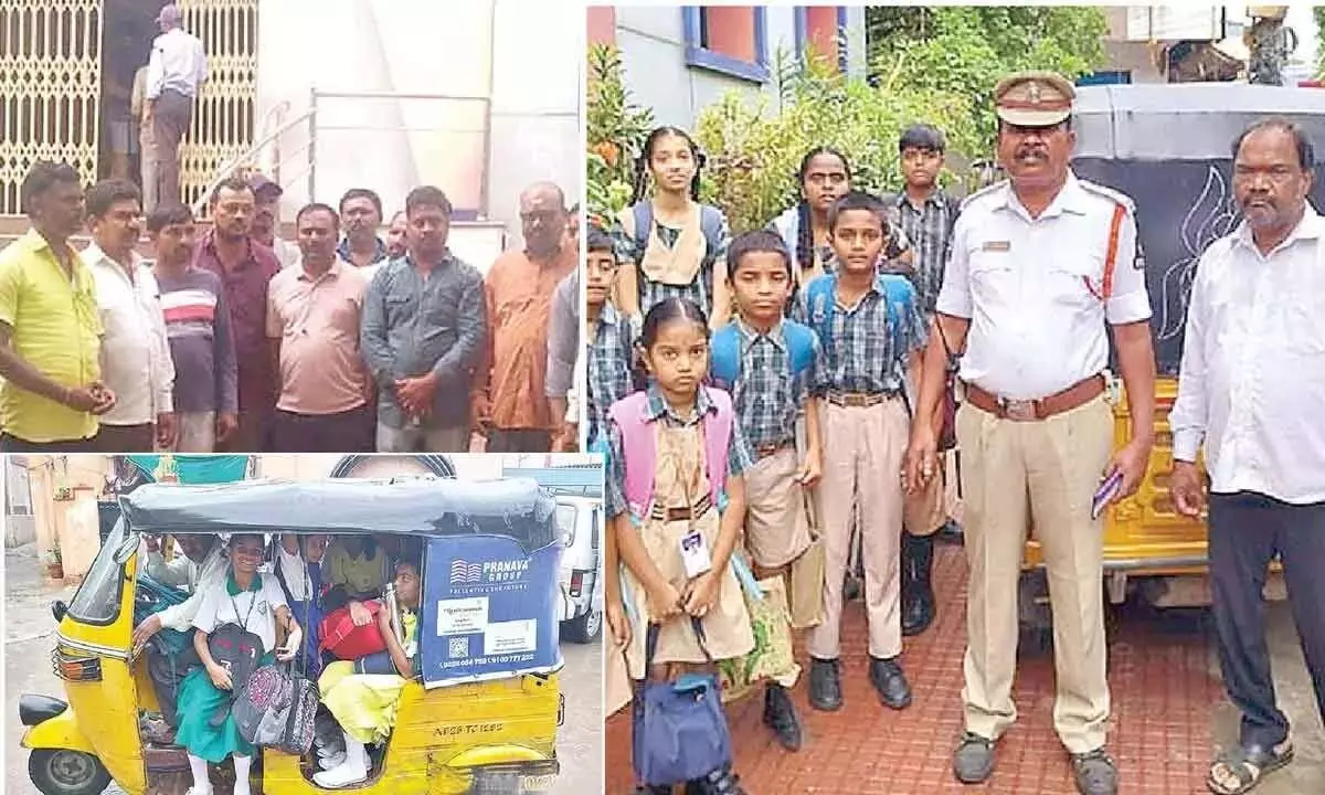 Telangana News: 621 ऑटो-रिक्शा चालकों को यातायात उल्लंघन के लिए हिरासत में लिया