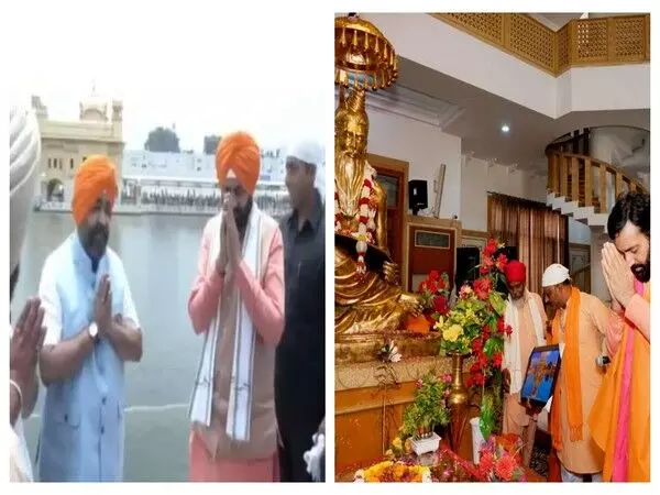 CM नायब सिंह सैनी ने अमृतसर में स्वर्ण मंदिर और राम तीर्थ मंदिर का किया दौरा