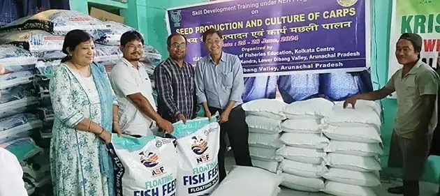Arunachal : पोर्टेबल हैचरी में कार्प मछली के बीज का सफलतापूर्वक उत्पादन किया गया