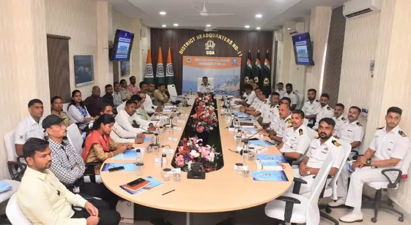 Goa News: भारतीय तटरक्षक बल ने समुद्री खोज और बचाव कार्यशाला आयोजित की