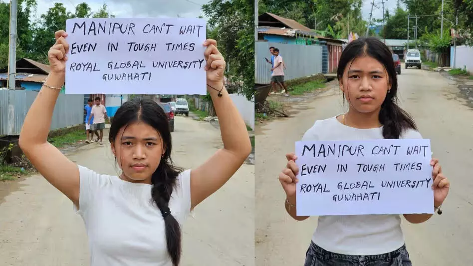 MANIPUR के संकटग्रस्त छात्रों को असम की रॉयल ग्लोबल यूनिवर्सिटी से मिलेगी फीस में छूट