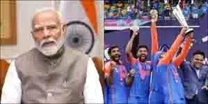 पीएम मोदी ने टी20 चैंपियन टीम इंडिया से फोन पर की बात