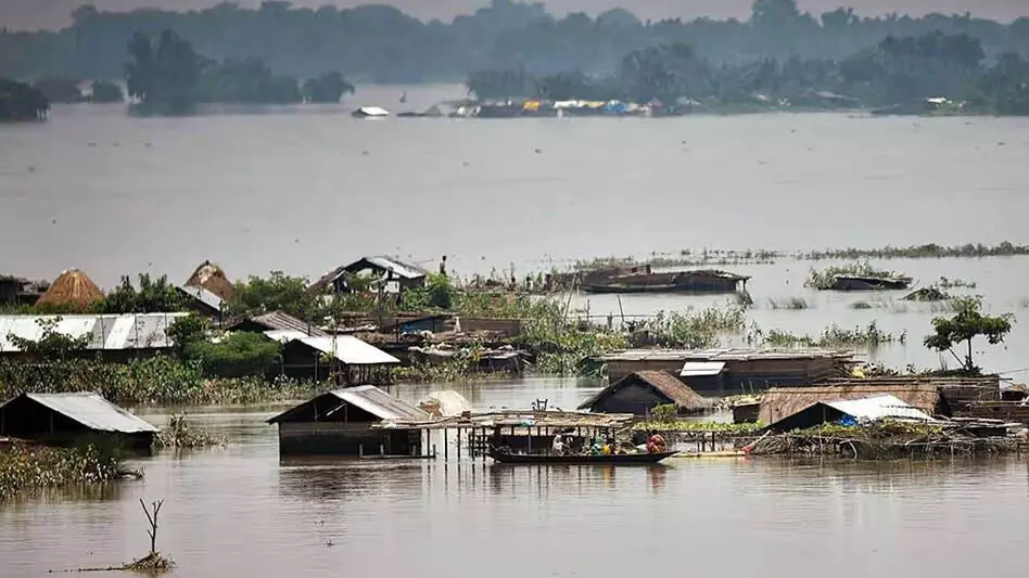 ASSAM NEWS :  राज्य में बाढ़ की स्थिति बदतर, 130,000 से अधिक लोग प्रभावित