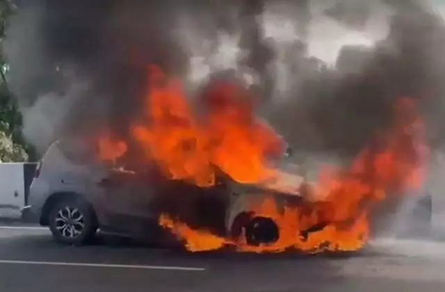 Punjab: चलती कार में लगी अचानक आग
