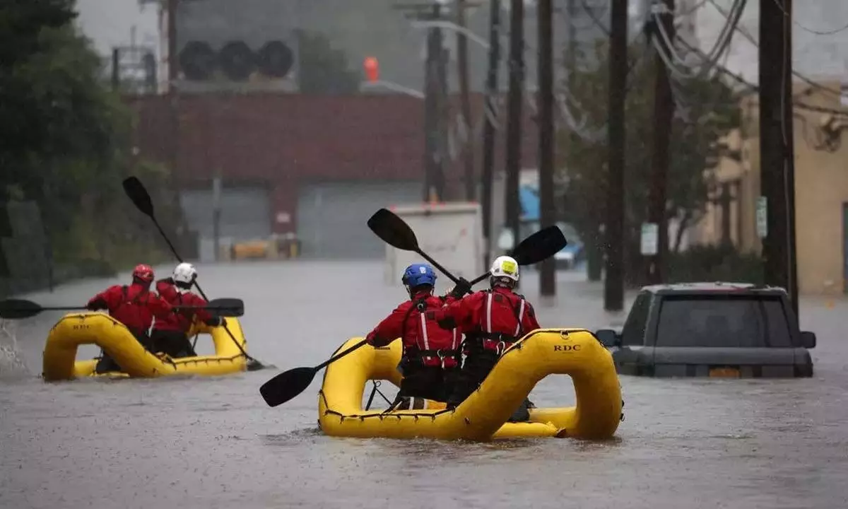 EDITORIAL: जलवायु-प्रेरित बाढ़ से अमेरिका में लाखों लोगों को खतरा