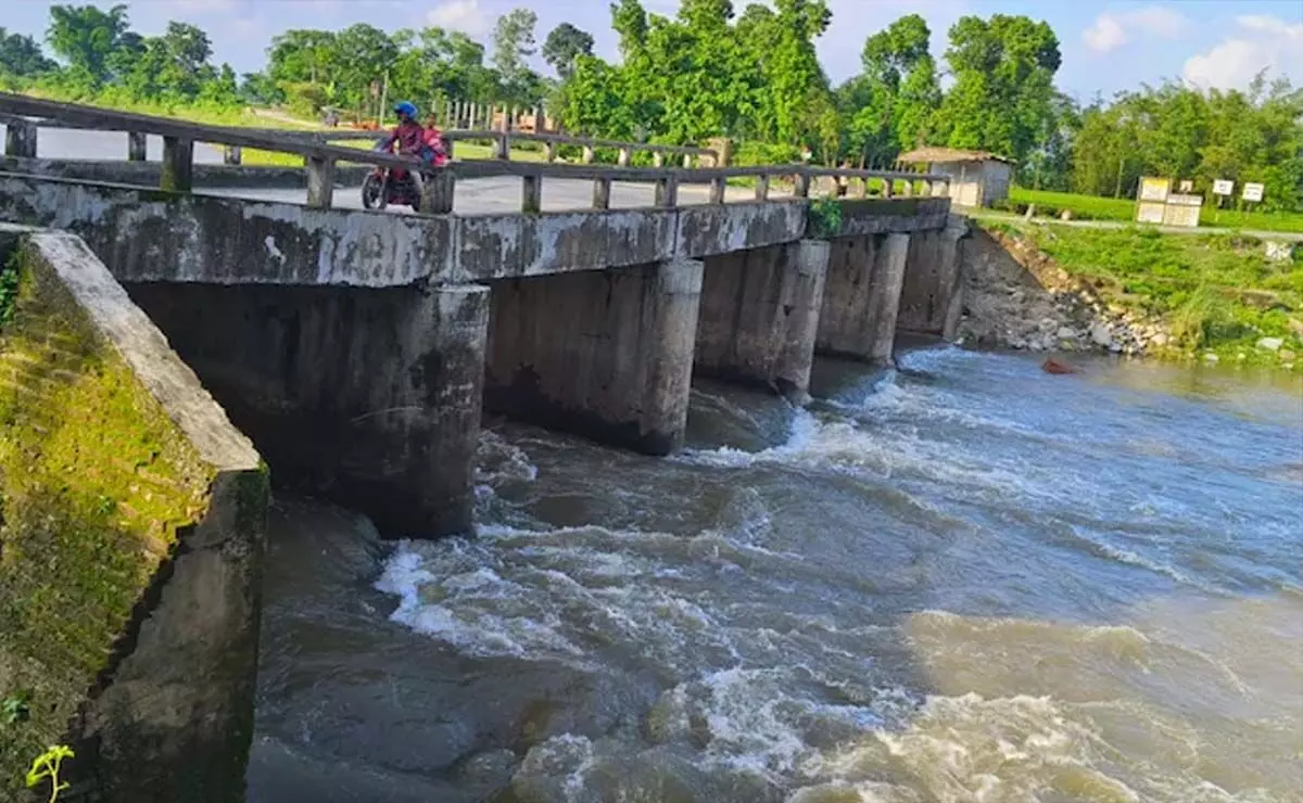 Bihar | ठाकुरगंज में पुल डुबनेसे, 20 दिनों में छठी बार हुआ हादसा