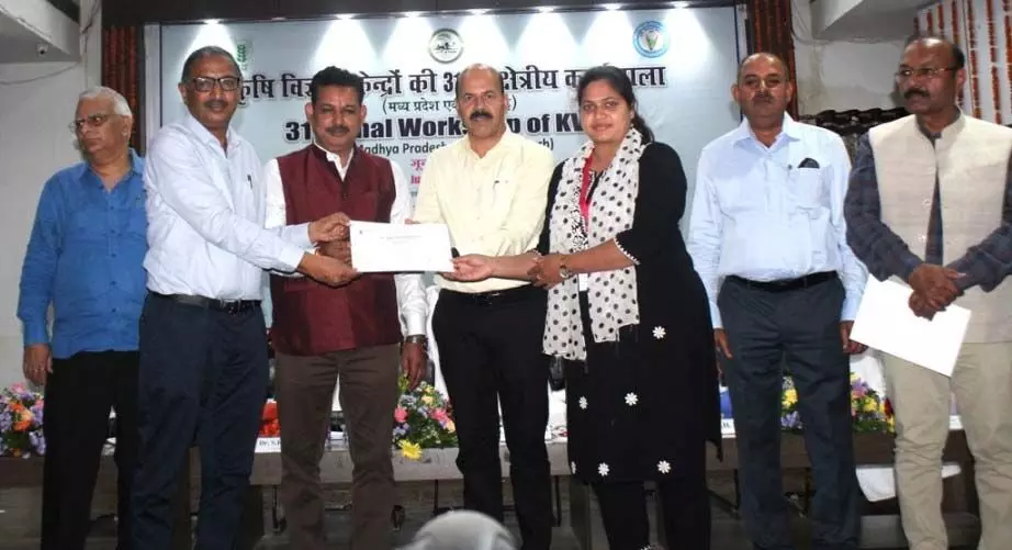 Chhattisgarh-मध्यप्रदेश के कृषि विज्ञान केन्द्रों की तीन दिवसीय कार्यशाला सम्पन्न