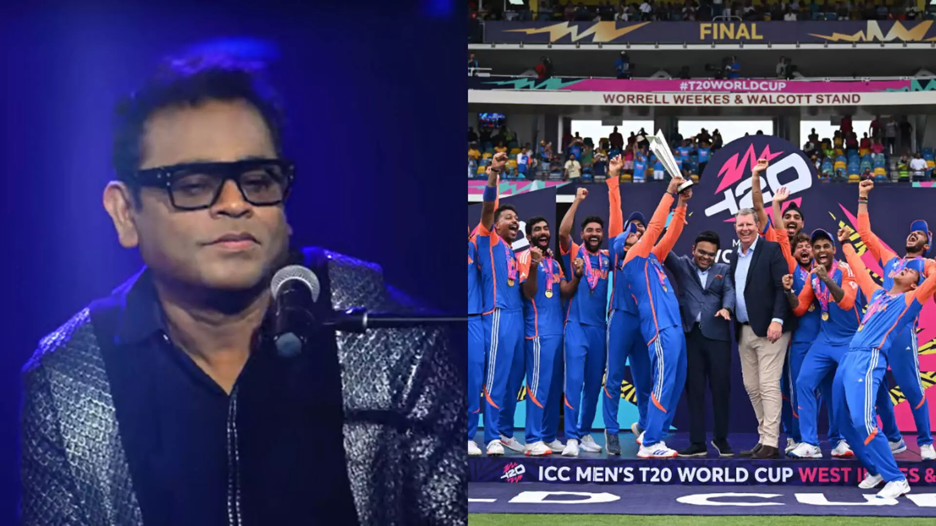 AR रहमान ने विश्व कप की जीत के बाद रोहित शर्मा एंड कंपनी को समर्पित किया गाना, VIDEO...
