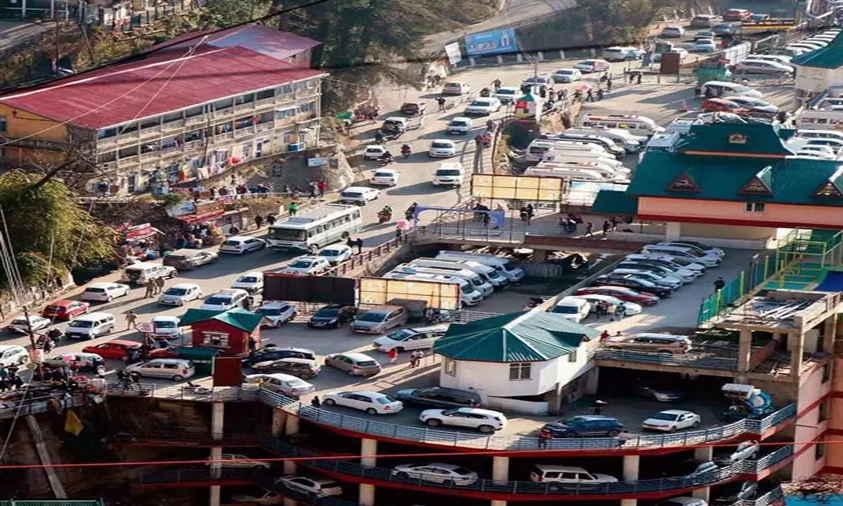 शिमला में भीड़भाड़ कम करने के लिए 20 पार्किंग स्थल बनाने का विचार