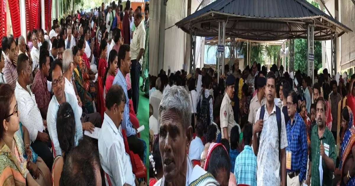 Odisha : आज मुख्यमंत्री के शिकायत निवारण प्रकोष्ठ में लोगों की भारी भीड़ देखी गई