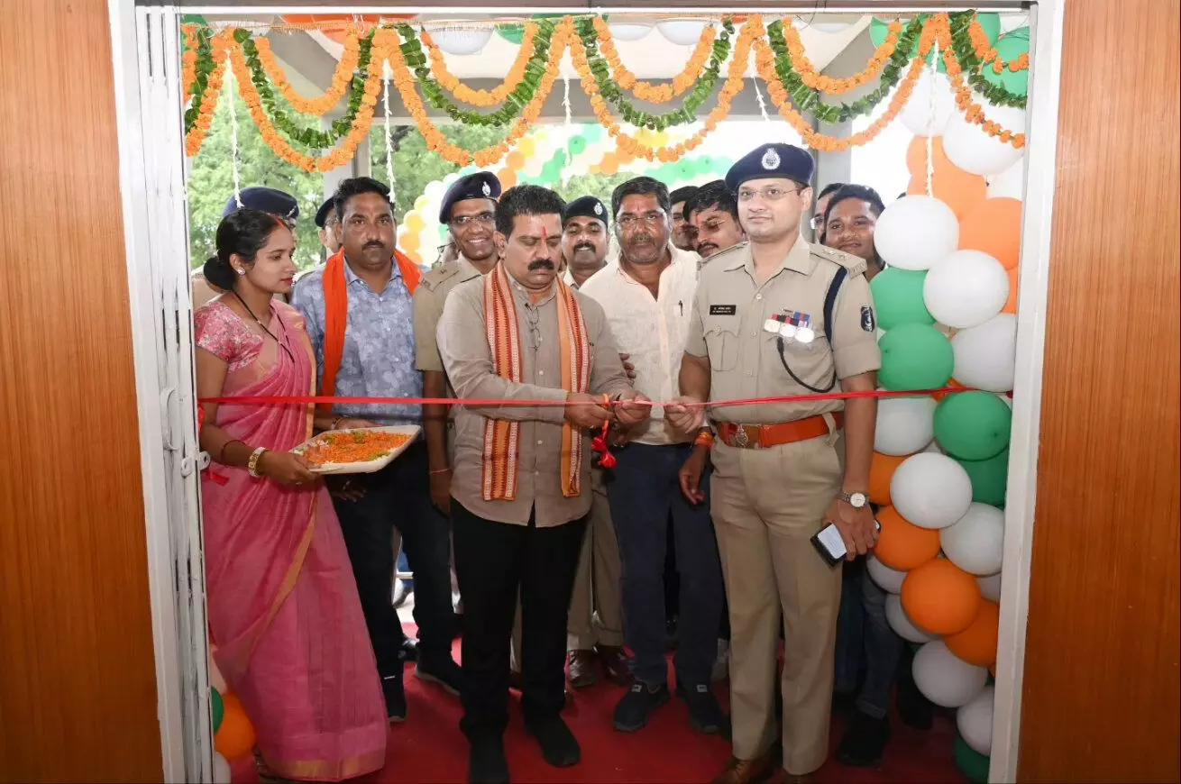 गृह मंत्री Vijay Sharma ने सहसपुर लोहारा में नए थाना भवन का किया लोकार्पण