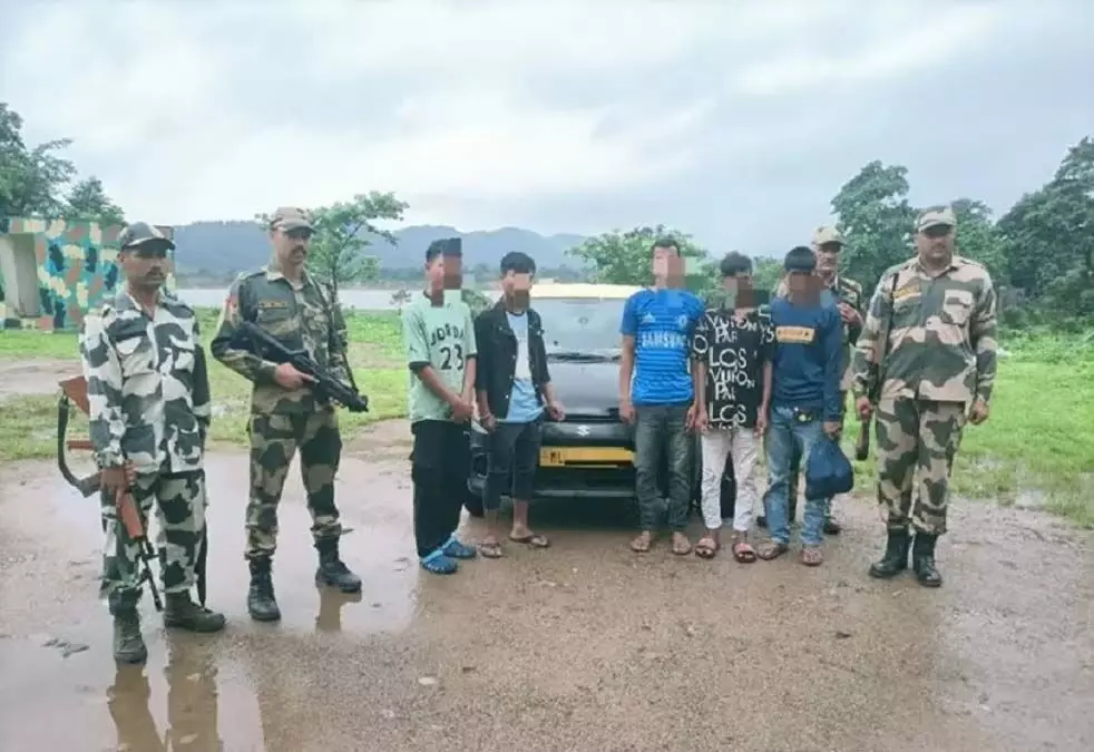 Meghalaya: मेघालय सीमा पर सुरक्षा बल का अभियान बांग्लादेशी नागरिकों को हिरासत में लिया गया