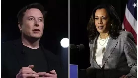 Elon Musk झूठ बोलने के लिए कमला हैरिस को कड़ी फटकार लगाई