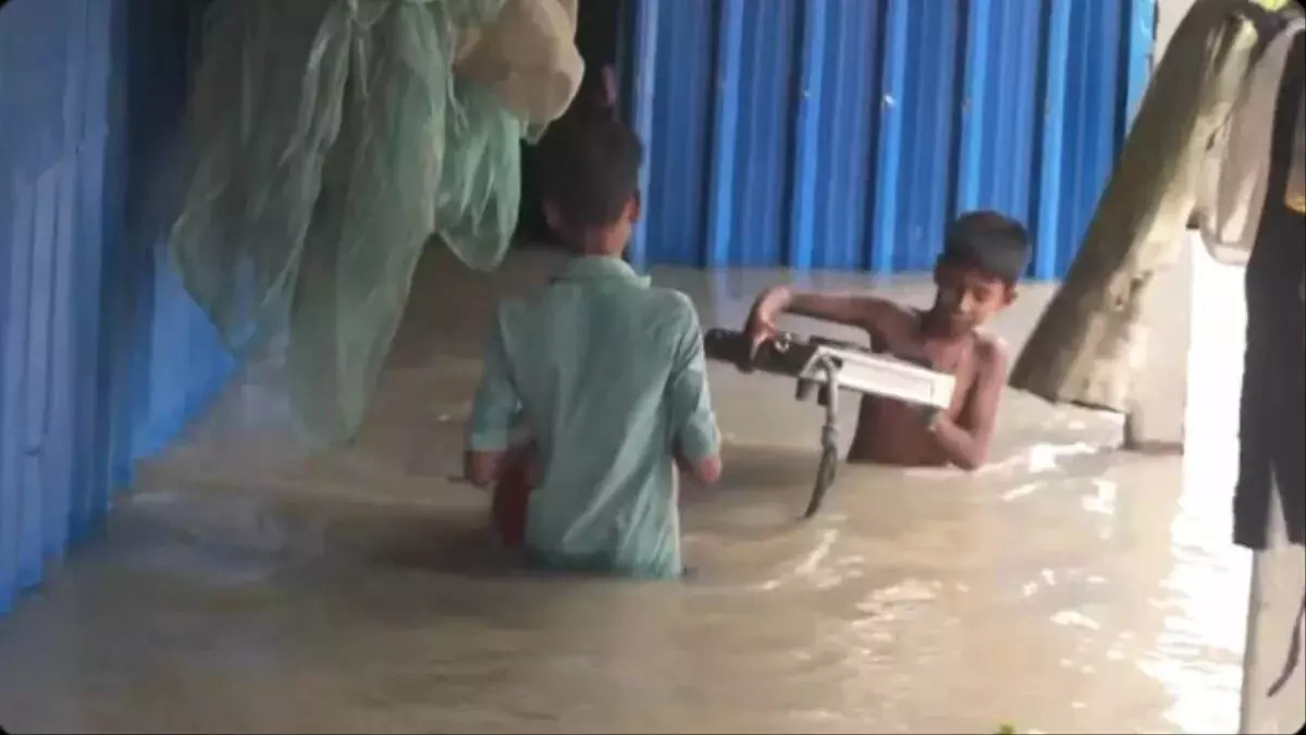 Assam : असम में बाढ़ से बदतर हुए हालात 6 लाख से अधिक लोग प्रभावित