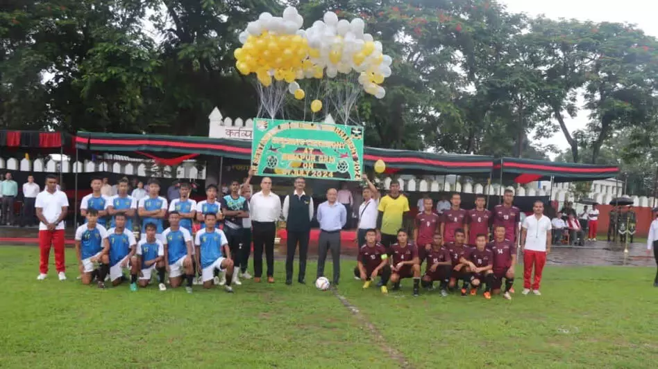 ASSAM NEWS :  असम राइफल्स ने दीमापुर में फुटबॉल टूर्नामेंट का आयोजन किया