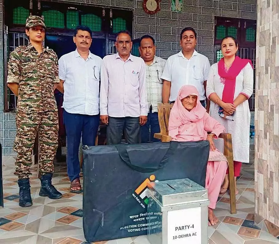Dharamsala: देहरा के 889 मतदाता घर से ही करेंगे मतदान