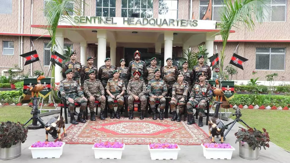 Nagaland  : सेना के अधिकारी ने नागालैंड में असम राइफल्स कार्यालय का दौरा किया