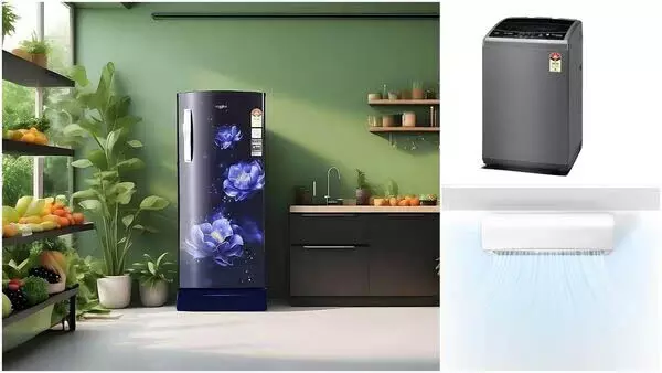 Refrigerator, वॉशिंग मशीन शीर्ष 9 जरूरी घरेलू उपकरणों पाएं छूट