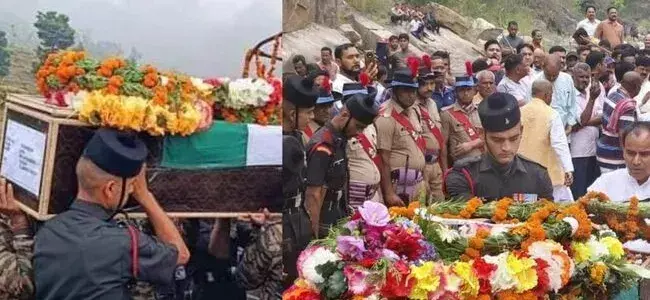 Pauri Garhwal: शहीद भूपेंद्र का सैन्य सम्मान के साथ हुआ अंतिम संस्कार