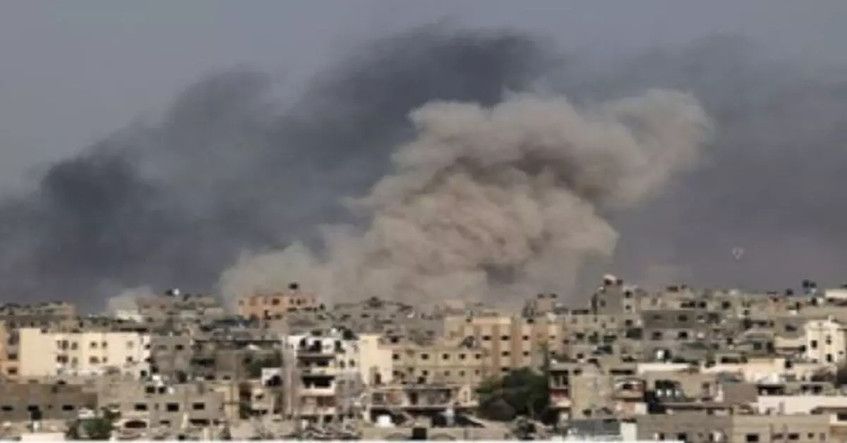 Gaza City में इजरायली हवाई हमले में पांच फिलिस्तीनी मारे गए