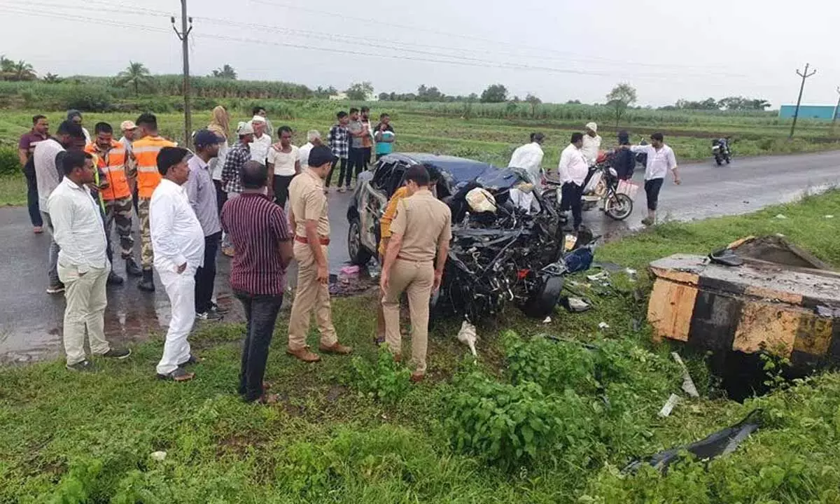 Maharashtra में सड़क दुर्घटना में तेलंगाना के 5 लोगों की मौत