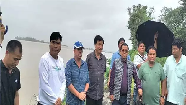 Arunachal : तायेंग ने बाढ़ प्रभावित क्षेत्रों का निरीक्षण किया