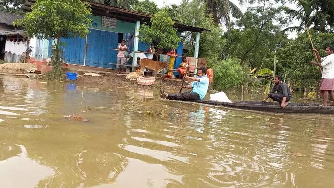 ASSAM NEWS :  असम में बाढ़ की स्थिति और खराब, मोरीगांव में और गांव जलमग्न