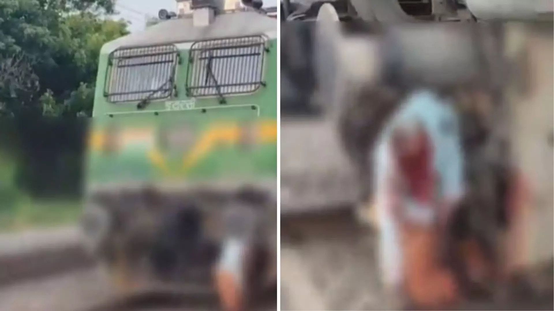 Train की चपेट में आकर 5 KM तक घसीटता गया बुजुर्ग, इंजन पर लटका मिला शव, VIDEO...