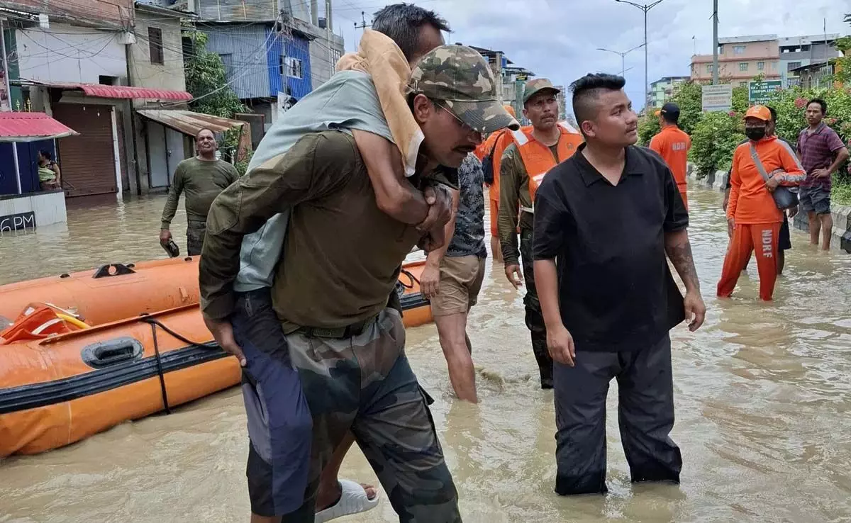 Assam Rifles Op Jal Raahat 2: 500 से अधिक लोगों को बचाया गया