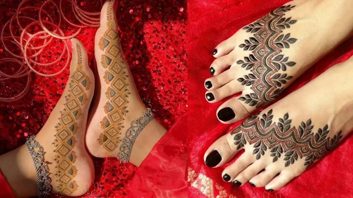 Mehndi Designs: इन मेहंदी के डिजाइन से बढ़ाएं पैरों की खूबसूरती