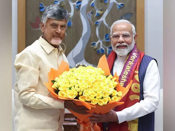 Andhra Pradesh CM चंद्रबाबू नायडू ने दिल्ली में पीएम मोदी और केंद्रीय मंत्रियों से मुलाकात की