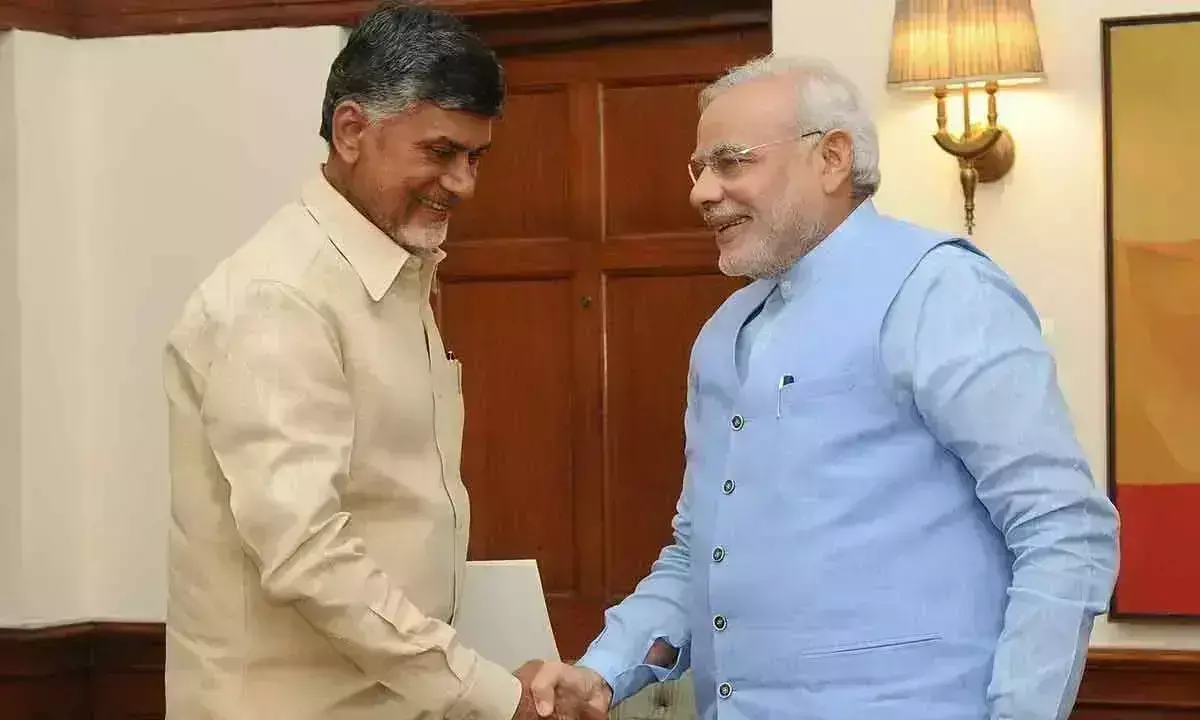 Andhra Pradesh: चंद्रबाबू ने दिल्ली में प्रधानमंत्री मोदी से मुलाकात की