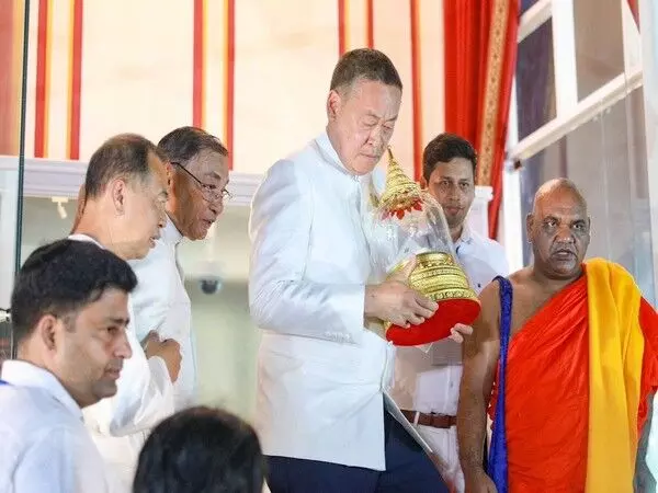 Wat Pho के उप मठाधीश ने थाईलैंड में बुद्ध अवशेषों की प्रदर्शनी के लिए आभार व्यक्त किया