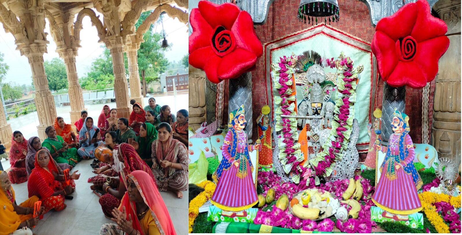 Amavasya पर नौगांवा सांवलिया सेठ मंदिर मे भरा मेला, दर्शन को उमड़े भक्त