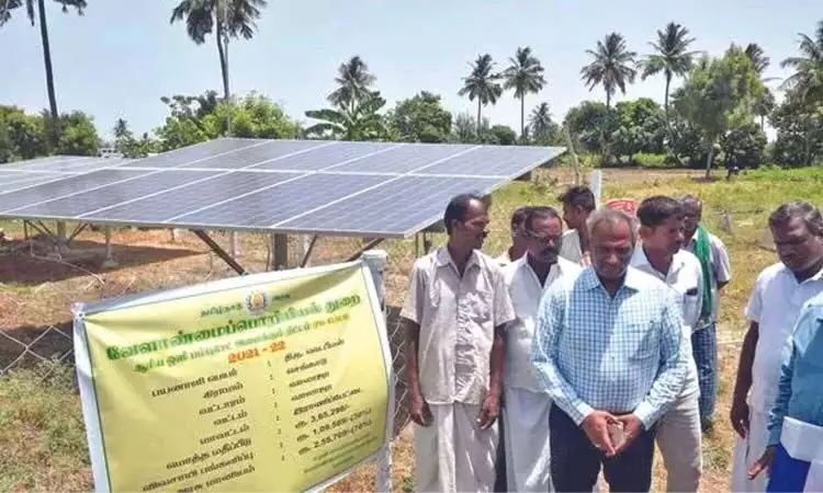 CHENNAI: तमिलनाडु सरकार द्वारा किसानों को सौर पंप उपलब्ध कराने की मंजूरी