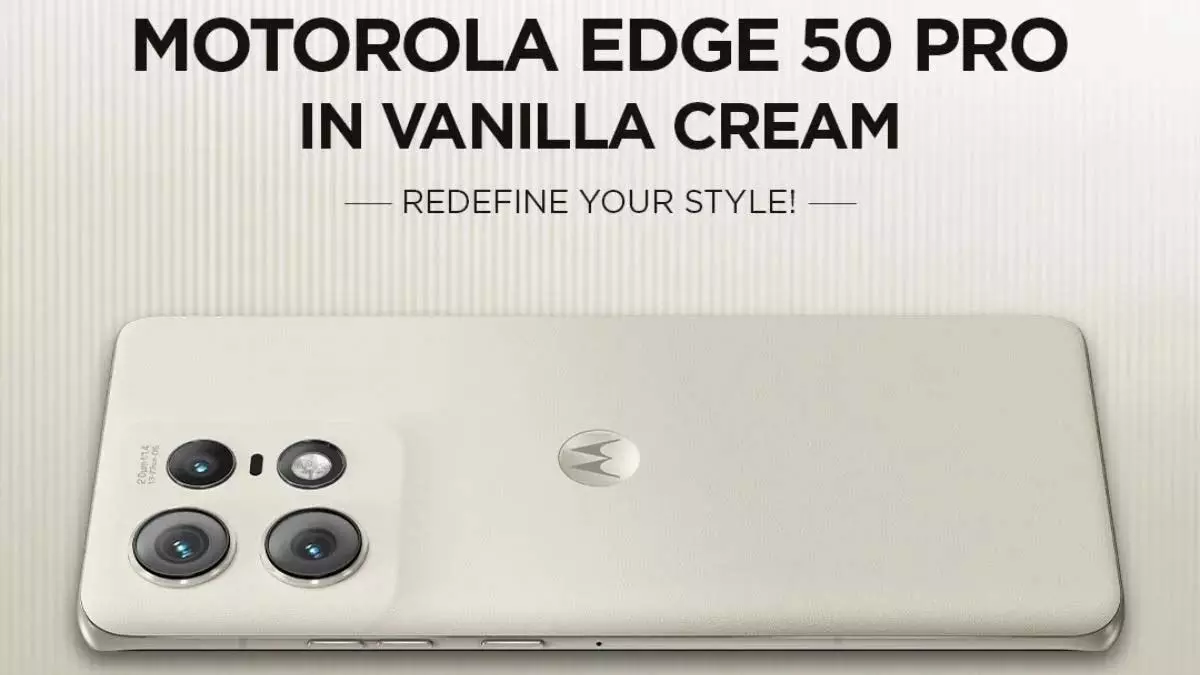 Motorola Edge50 प्रो का नया  रंग बिक्री पर उपलब्ध