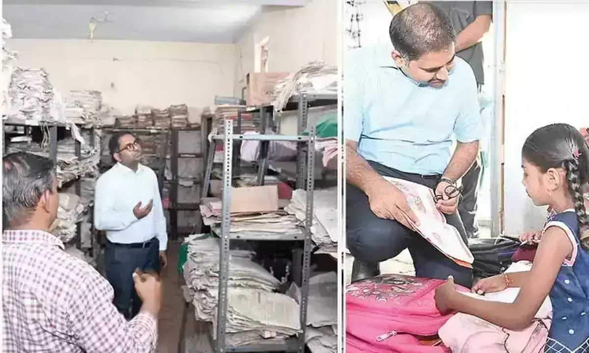 प्रशासन को पटरी पर लाने के लिए Collector Shriharsha ने किया औचक निरीक्षण