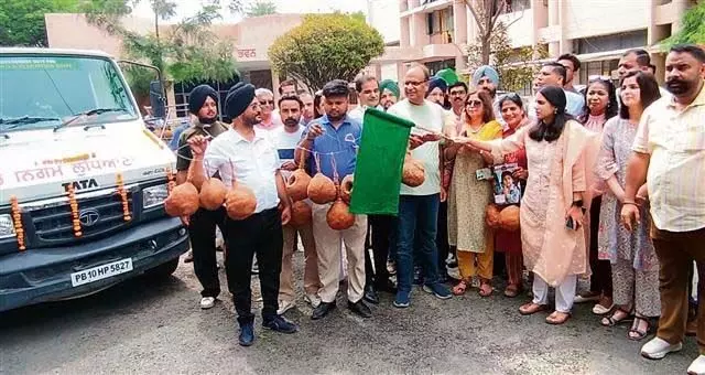 Ludhiana: ट्री ATM को हरी झंडी दिखाई गई, 11 लाख पौधे लगाने का लक्ष्य