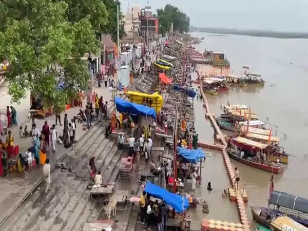 Ayodhya: भारी बारिश के कारण सरयू नदी का जलस्तर बढ़ा