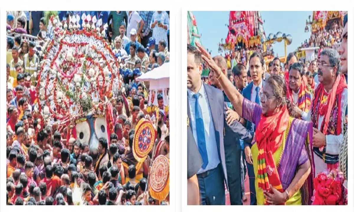 Odisha News: ओडिशा में रथ यात्रा भव्यता और भक्ति के साथ मनाई गई