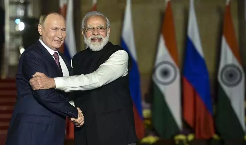 Delhi News:मोदी पुतिन के साथ भारत-रूस संबंधों की समीक्षा करने को उत्सुक