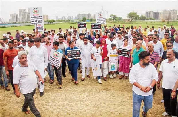 Haryana :  द्वारका एक्सप्रेसवे के किनारे प्रस्तावित डंपिंग साइट का निवासियों ने किया विरोध