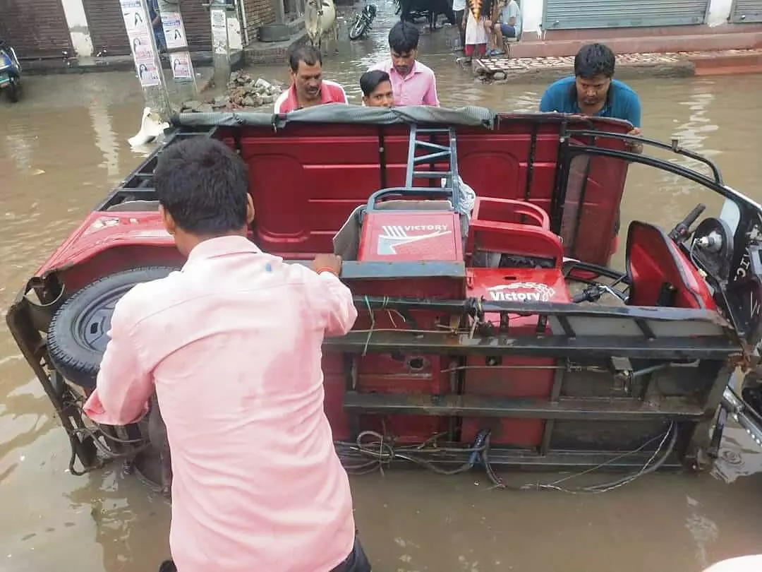 Haryana :  भारी बारिश से सिरसा में बाढ़ प्रशासन के दावों की पोल खुली