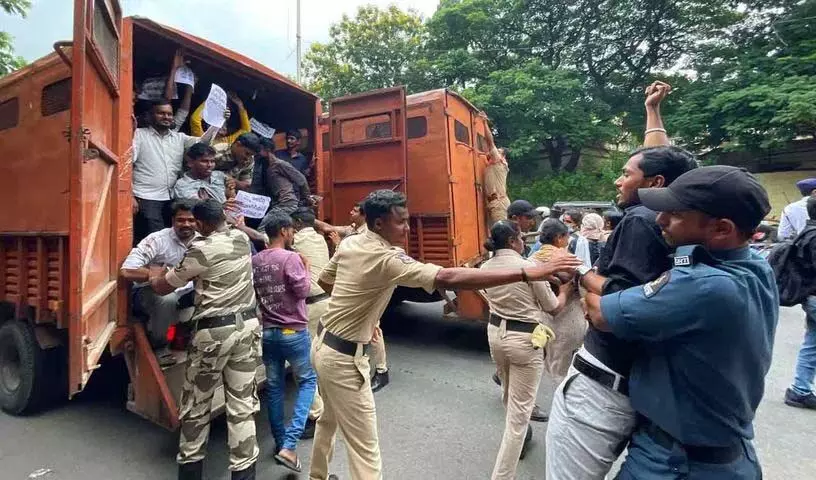 Hyderabad: नौकरी के इच्छुक लोगों को गिरफ्तार किया गया