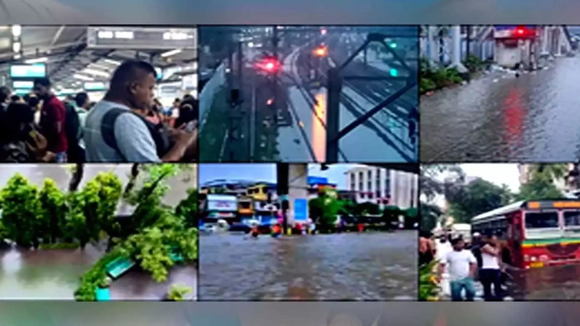 Mumbai: बारिश से जनजीवन प्रभावित, उड़ानें, ट्रेनें, यातायात प्रभावित, स्कूल-कॉलेज बंद