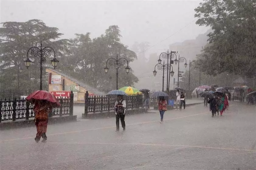Himachal :  हिमाचल प्रदेश में हल्की से मध्यम बारिश, 46 जल योजनाएं प्रभावित